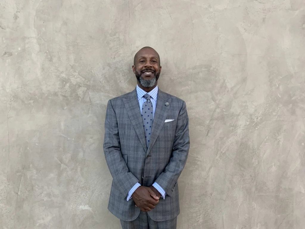Trent Clark in a tailored suit